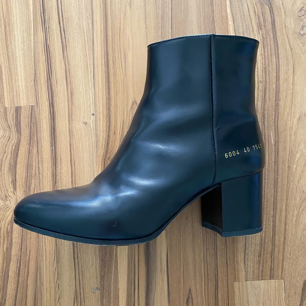 Common Projects Block Heel City Bootie (Size 40) - image 6
